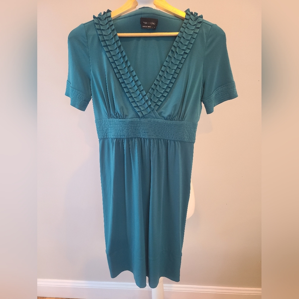 Max & Cleo Teal Dress